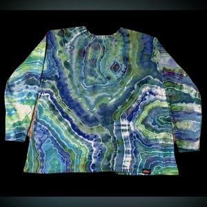 Dickies long sleeve pocket tee tie dye